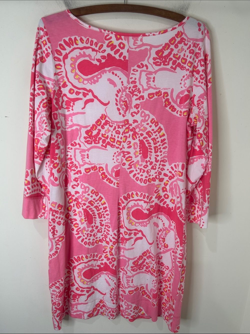 LILLY PULITZER Pink Marlow Dress Hot Coral Trunk in Love Size Large - Picture 3 of 16